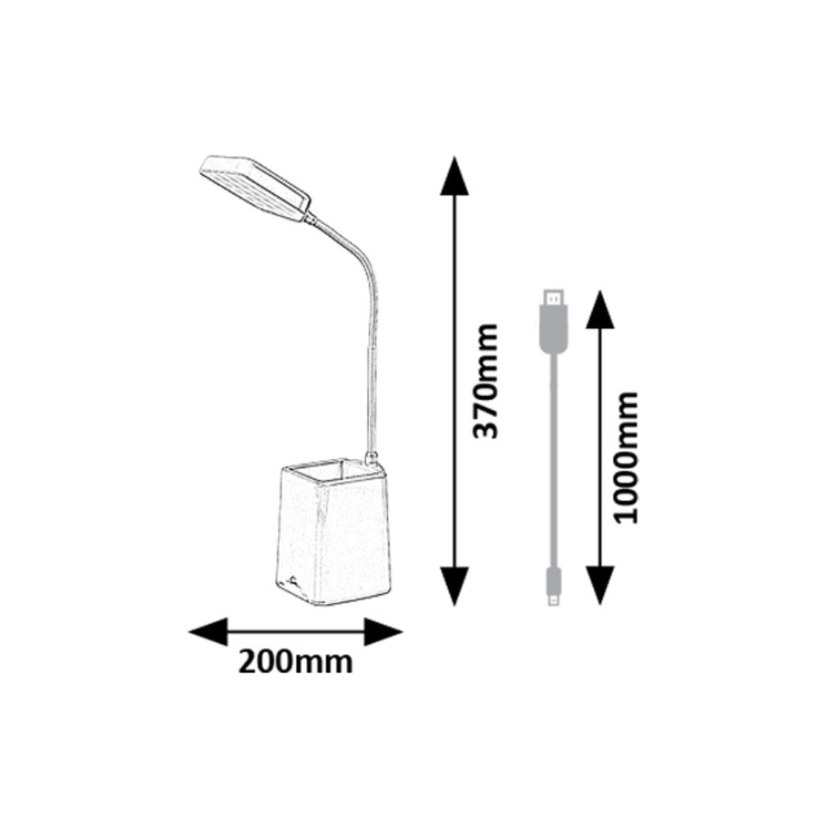 Rabalux Arvid 74245 - typ - Lampy stołowe