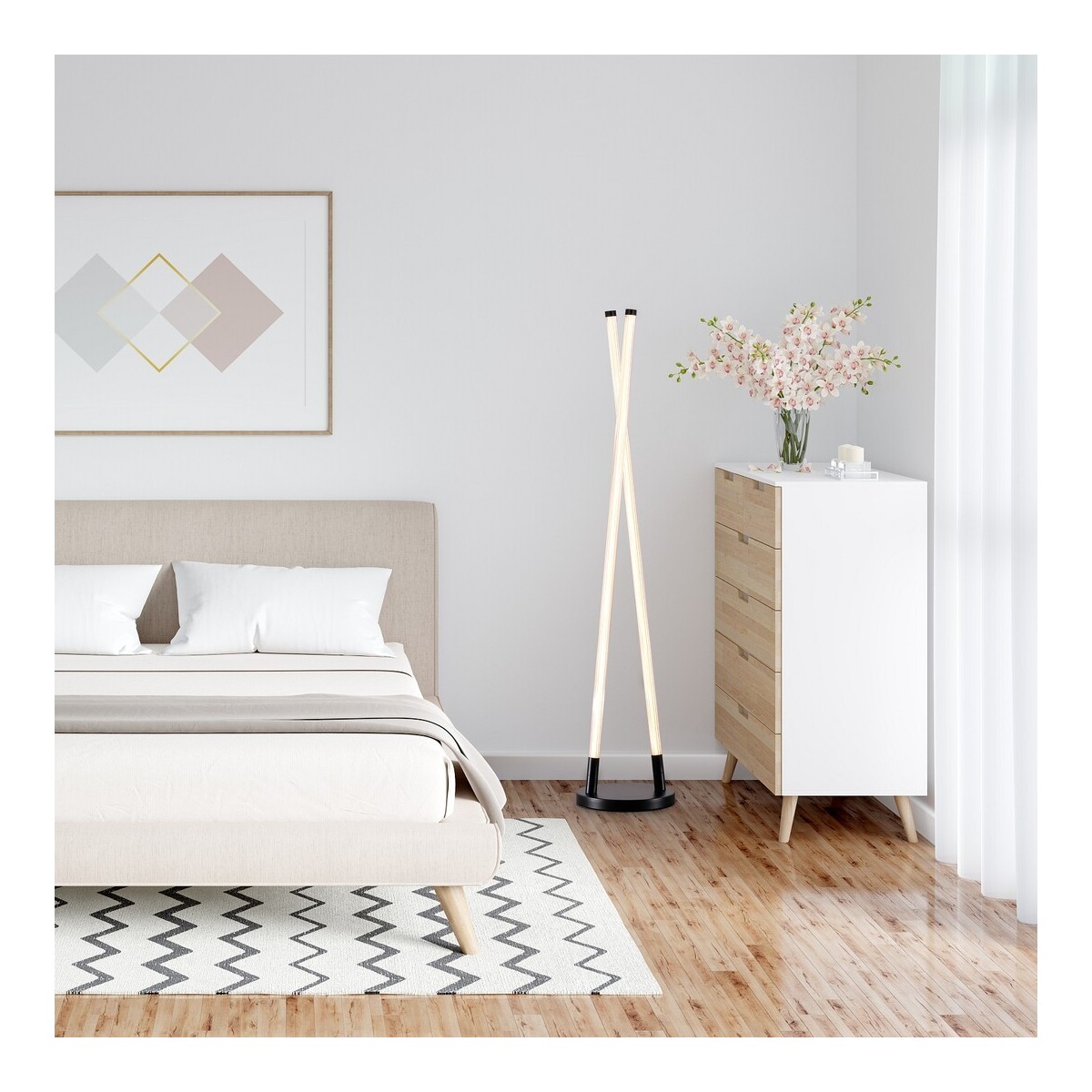 Rabalux Nivaro 74166 - typ - Lampy podłogowe