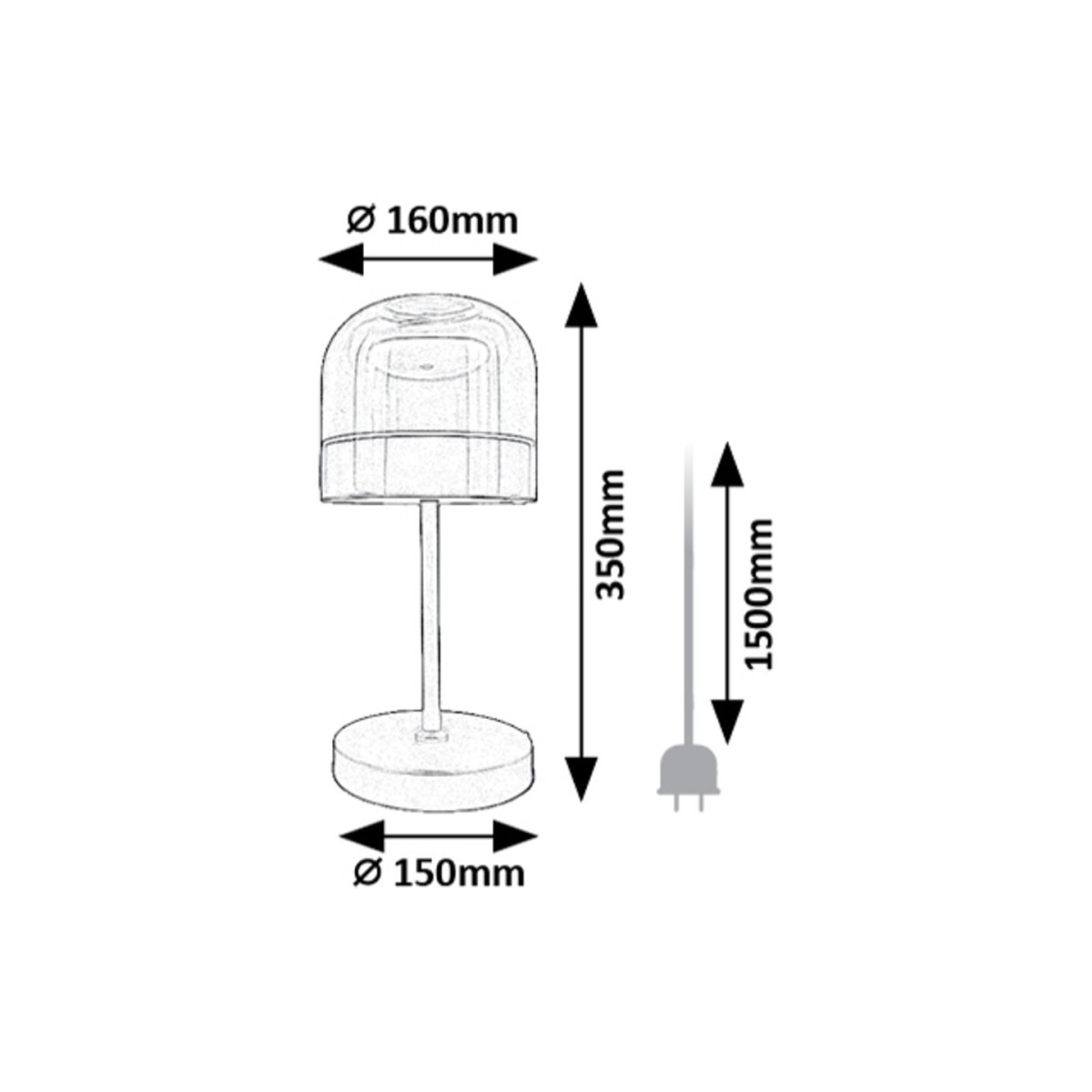 Rabalux Xelira 74037 - typ - Lampy stołowe