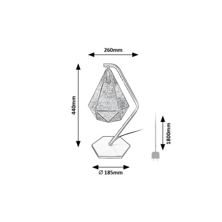 Rabalux Norah 74201 - typ - Lampy stołowe