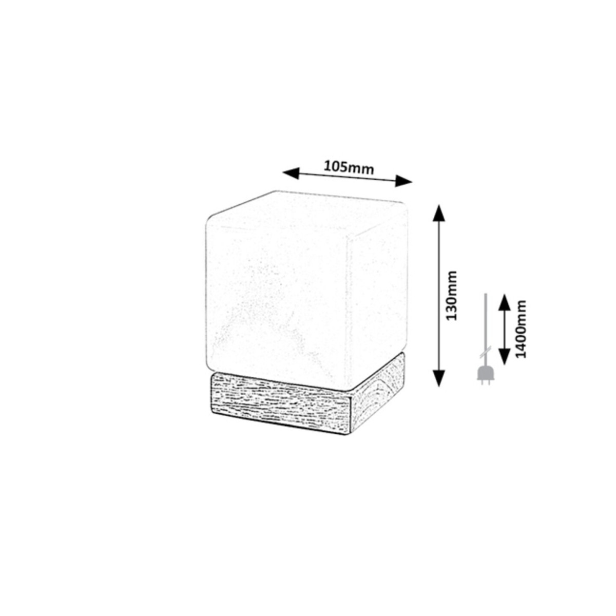 Rabalux Pirit 76003 - typ - Lampy stołowe