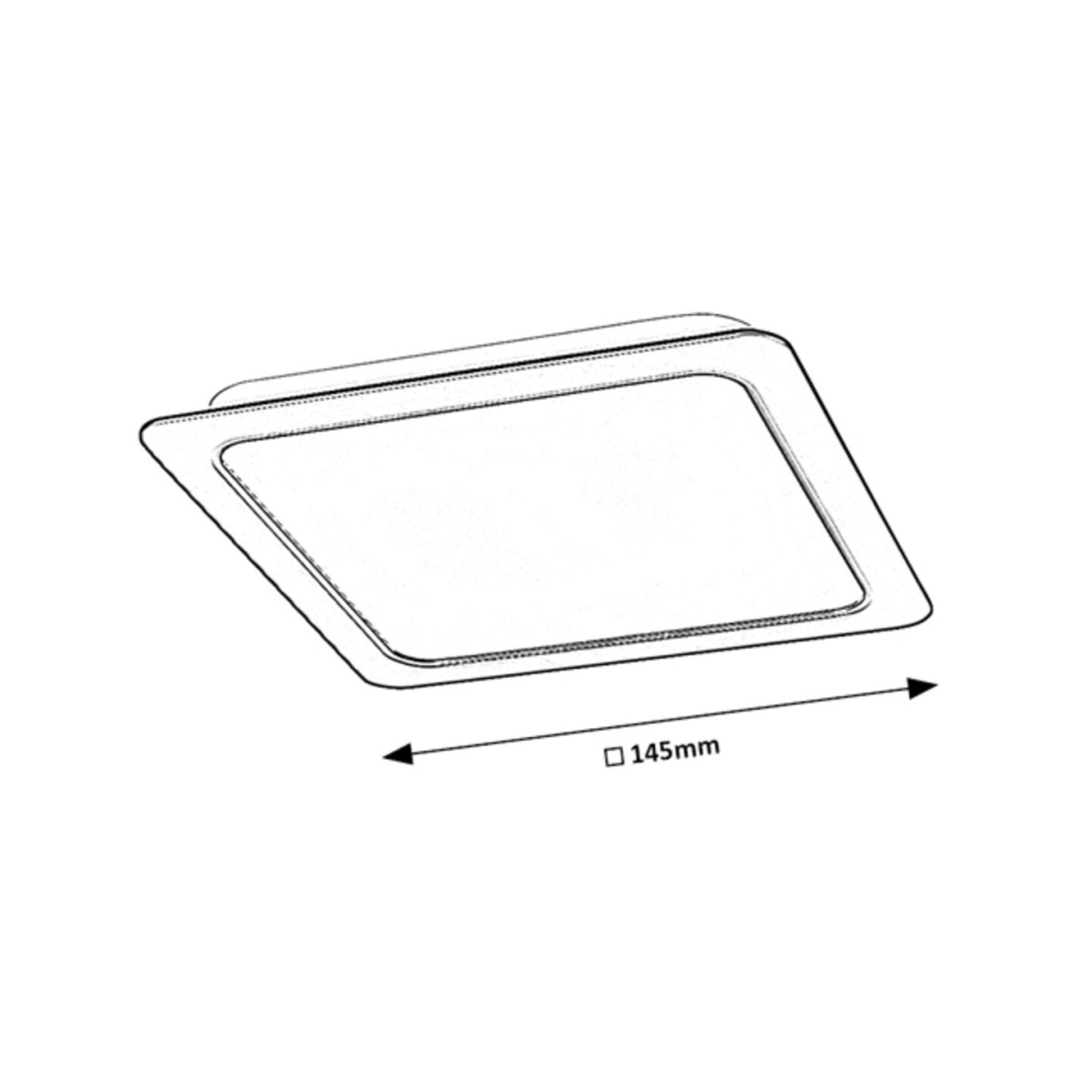 Rabalux Shaun 2683 - typ - Natynkowe i podtynkowe oświetlenie