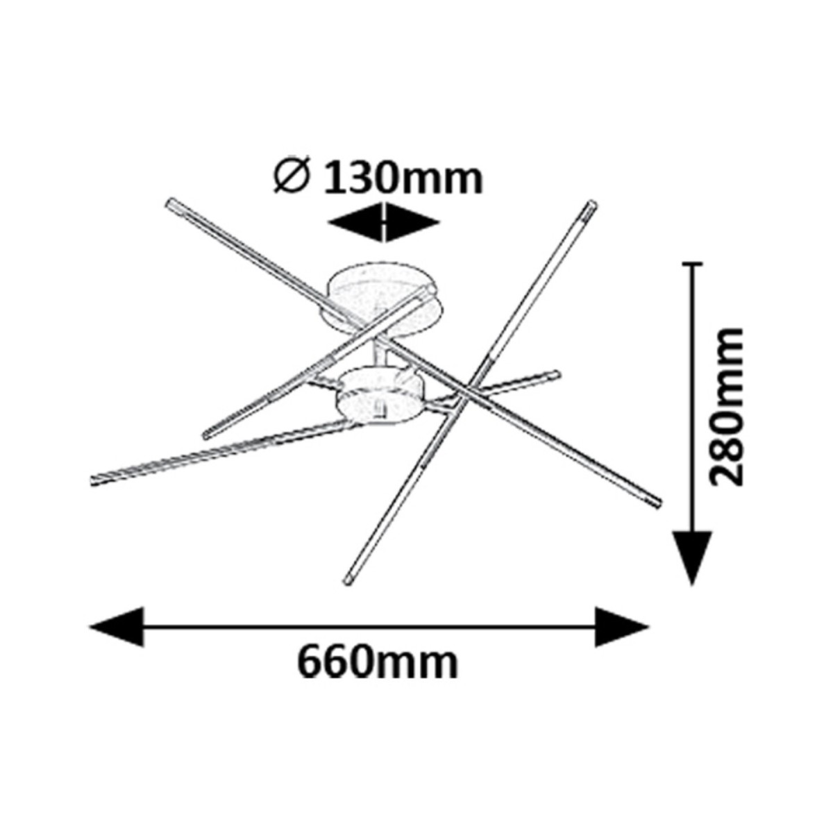 Rabalux Henli2 71339 - typ - Lampy sufitowe