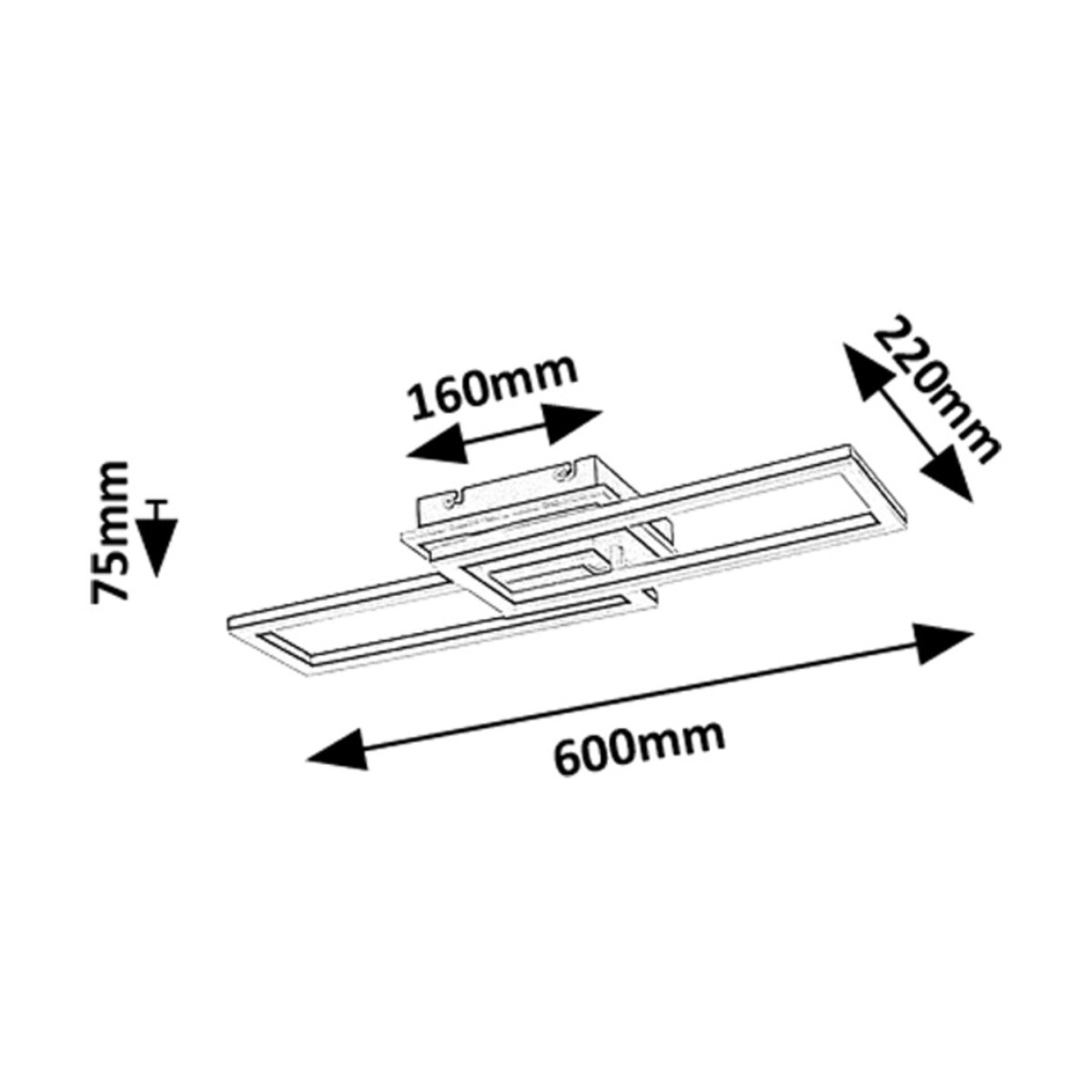 Rabalux Ramin 71393 - typ - Lampy sufitowe