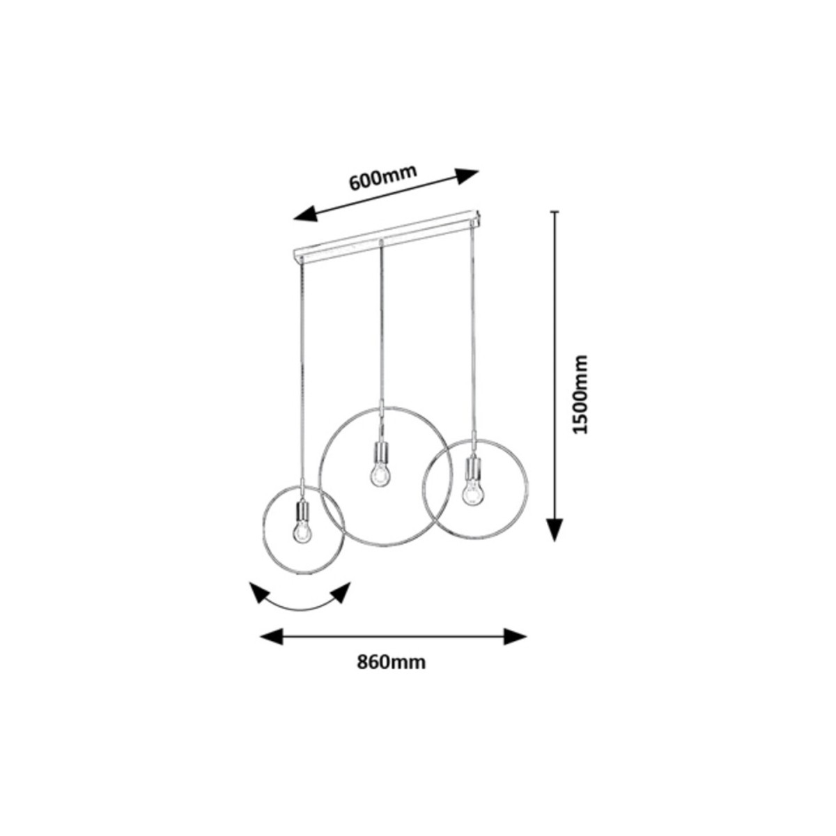 Rabalux Dilara 72019 - typ - Lampy wiszące