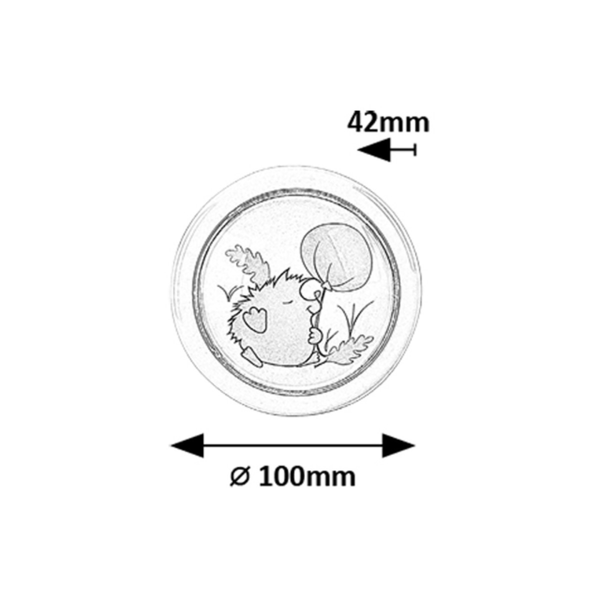 Rabalux Hedgy 76072 - typ - Lampy dla dzieci