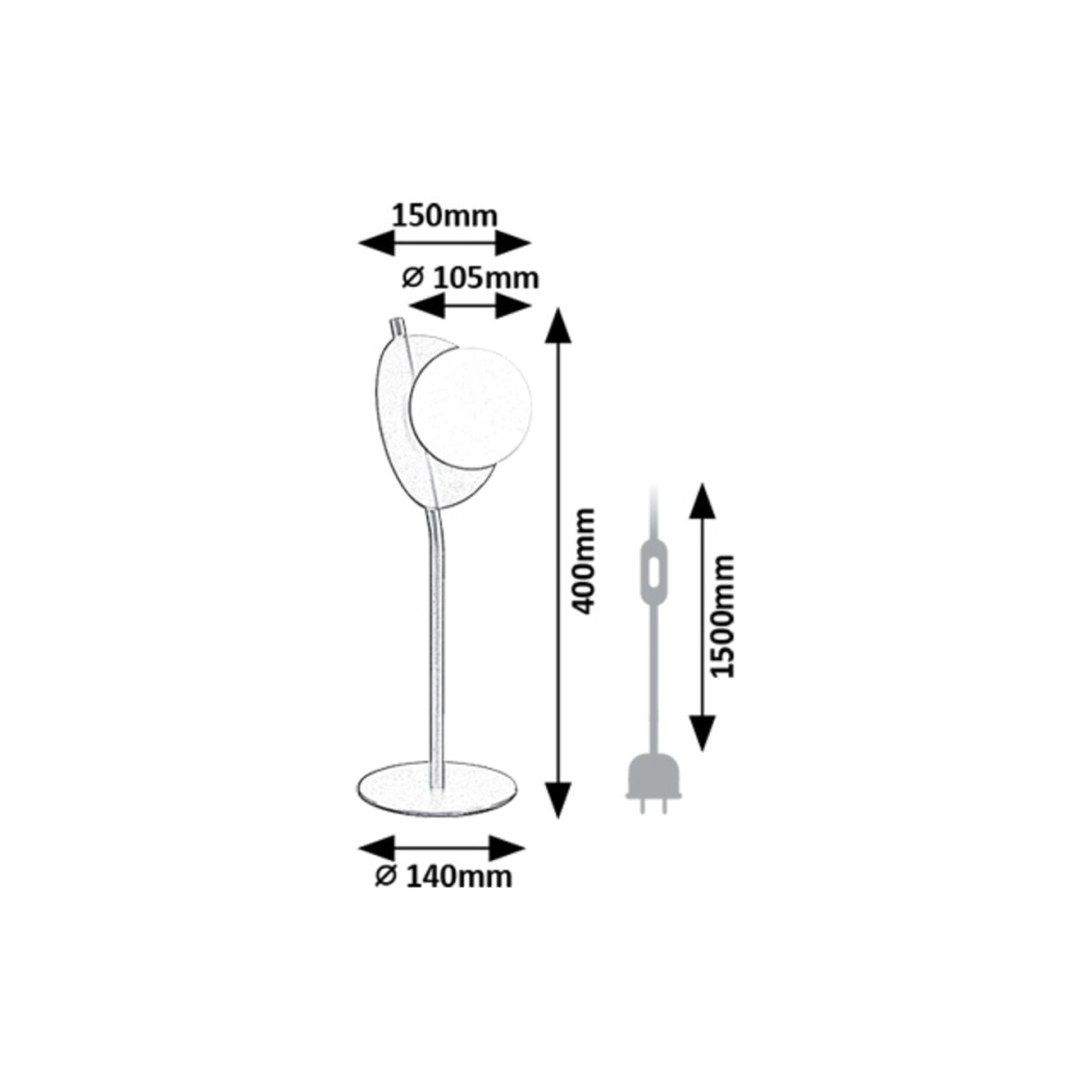 Rabalux Jules 74221 - typ - Lampy stołowe