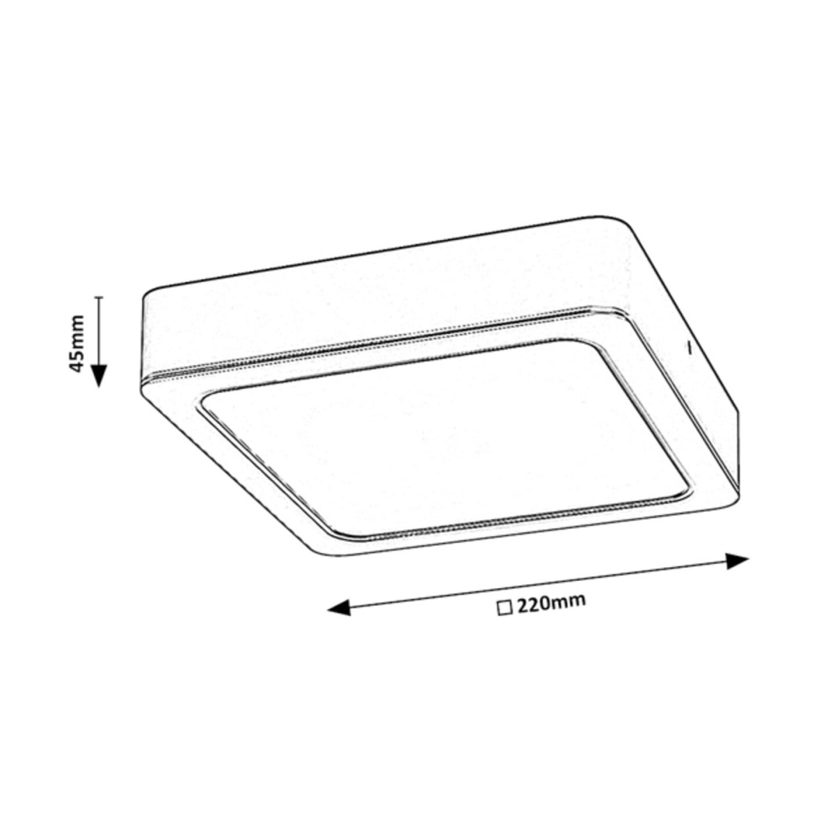 Rabalux Shaun 2691 - typ - Natynkowe i podtynkowe oświetlenie