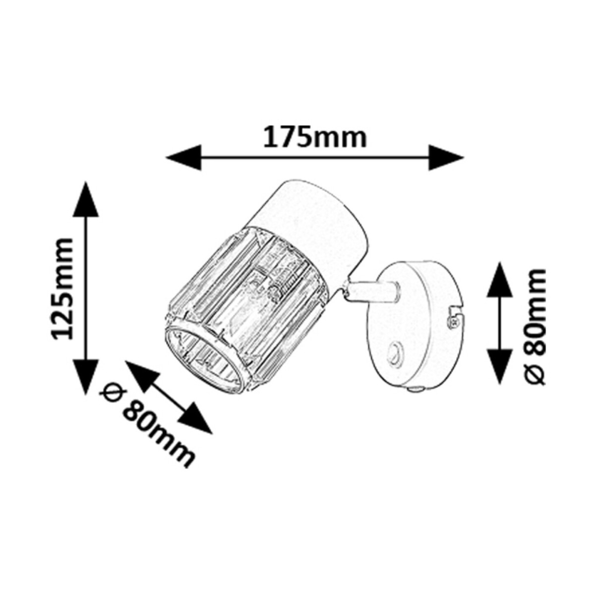 Rabalux Venaro 73059 - typ - Oświetlenie punktowe