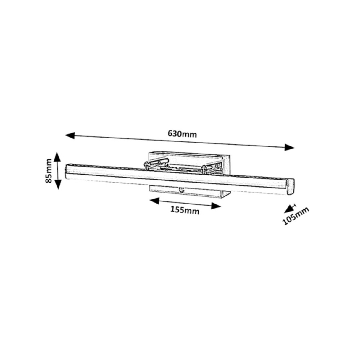Rabalux Turgon 75017 - typ - Oświetlenie łazienkowe