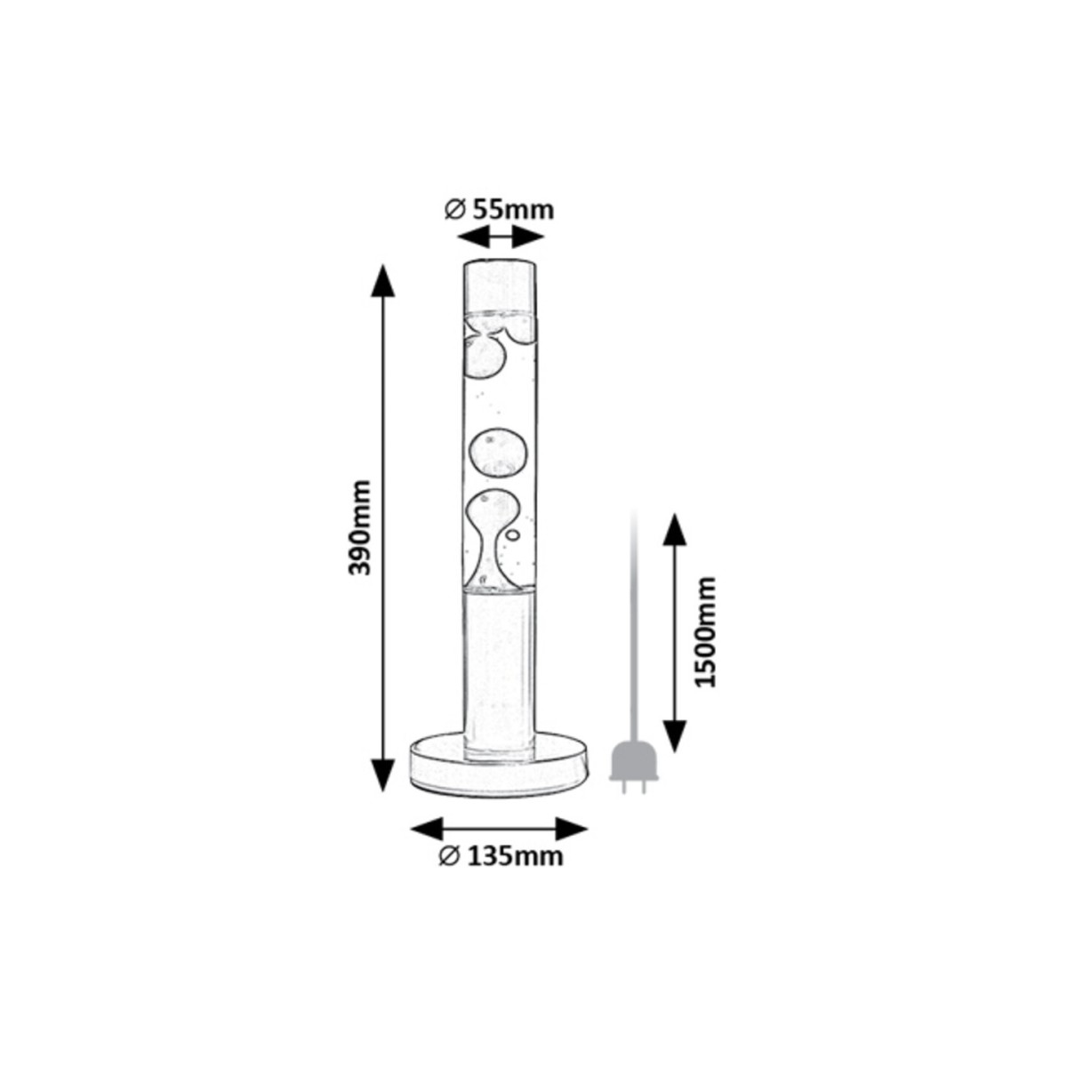 Rabalux Lavastic 76027 - typ - Lampki dekoracyjne