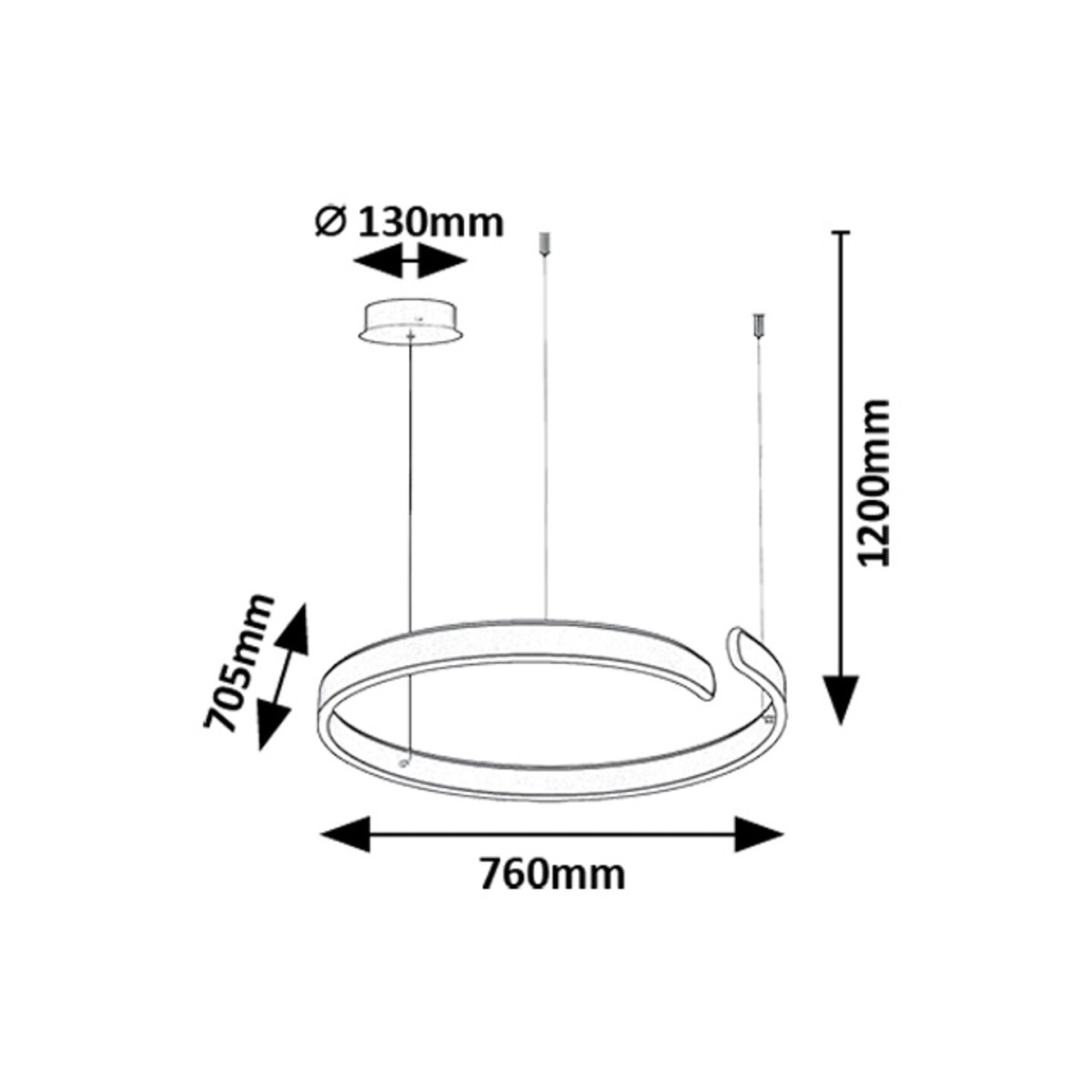 Rabalux Silnora 72115 - typ - Lampy wiszące