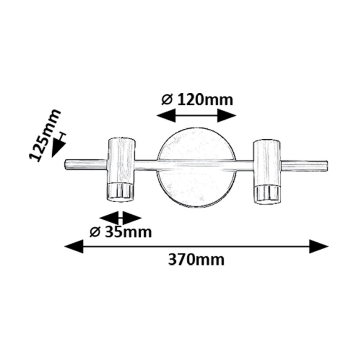 Rabalux Kadir 75041 - typ - Oświetlenie łazienkowe