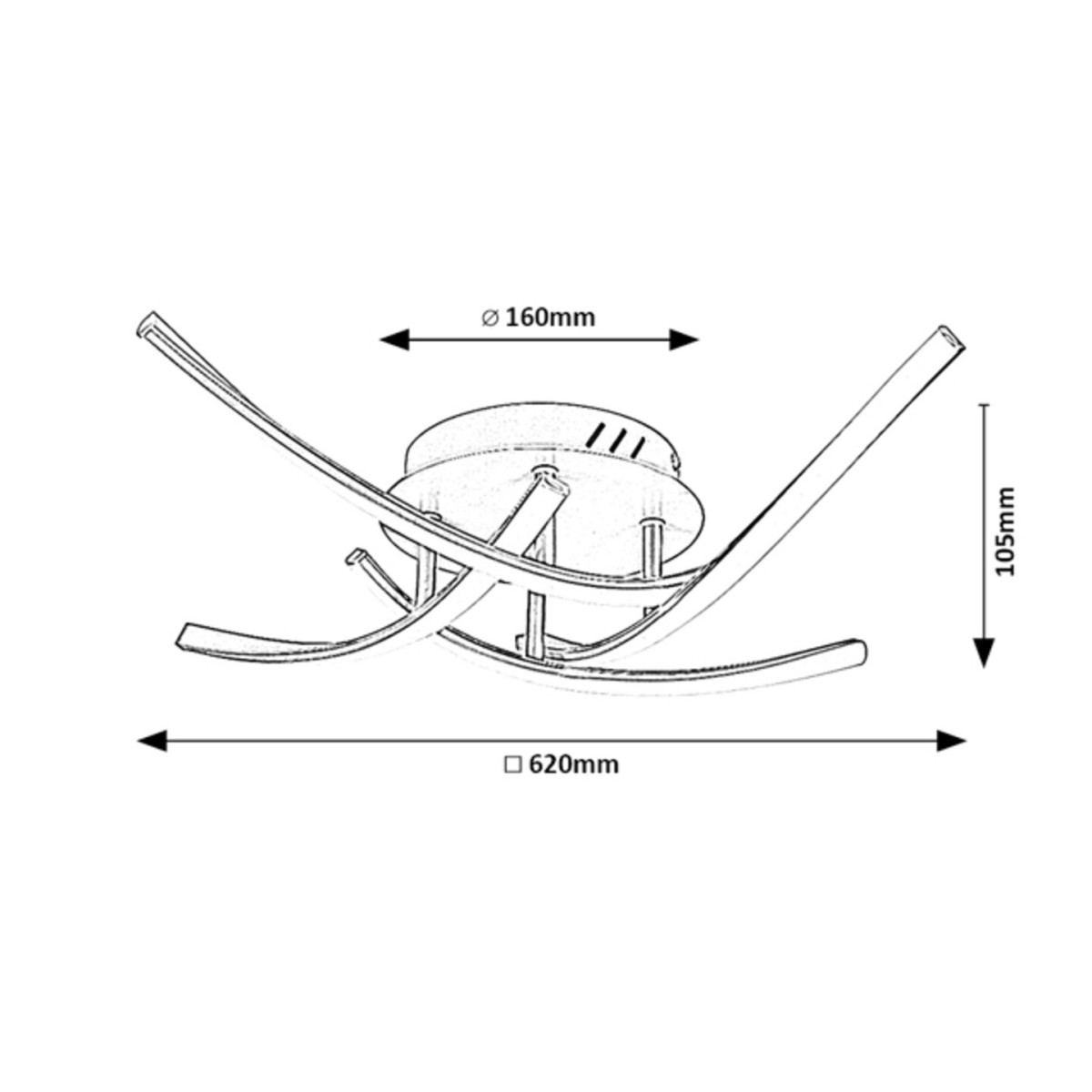 Rabalux Tatjana 3145 - typ - Lampy sufitowe