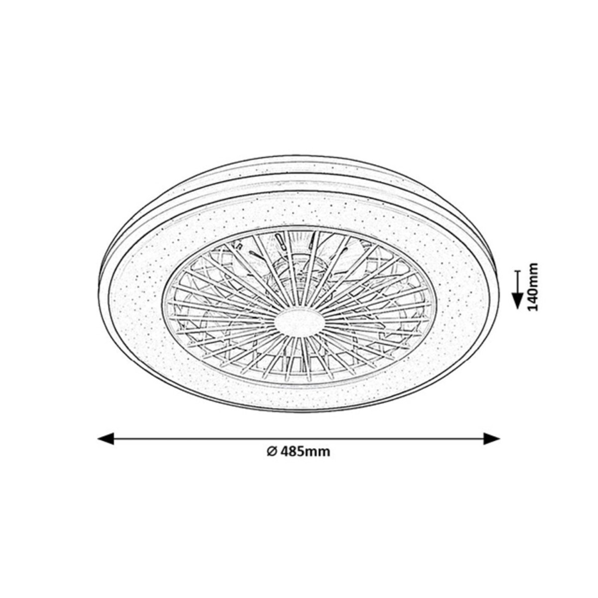Rabalux Dalfon2 71331 - typ - Lampy sufitowe