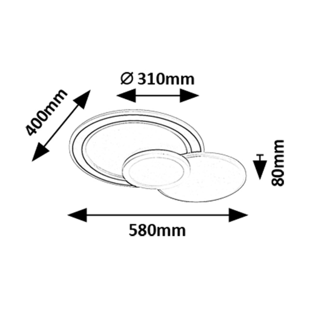 Rabalux Stavros 71402 - typ - Lampy sufitowe