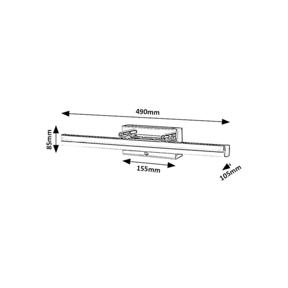 Rabalux Turgon 75016 - typ - Oświetlenie łazienkowe