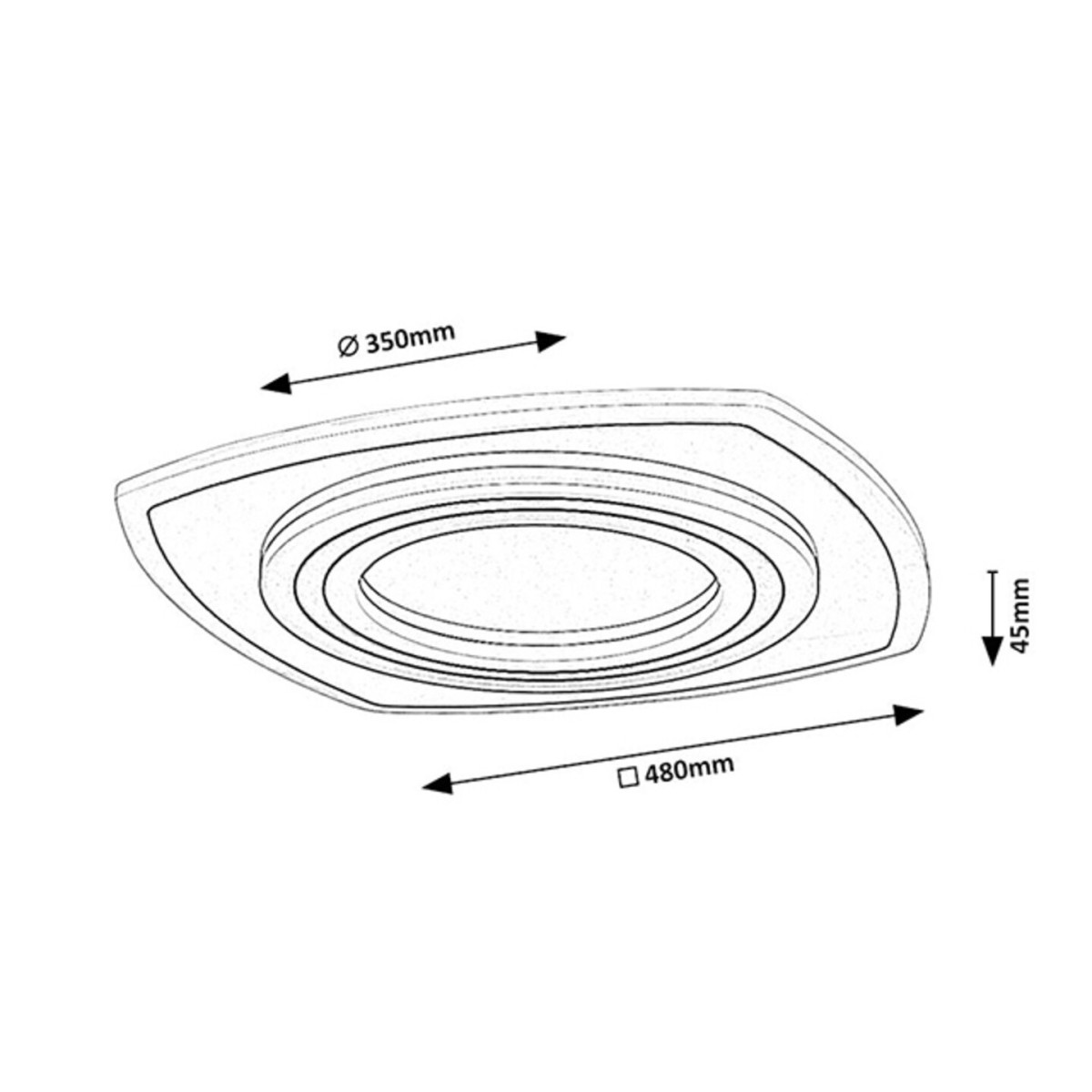 Rabalux Taneli2 71317 - typ - Lampy sufitowe