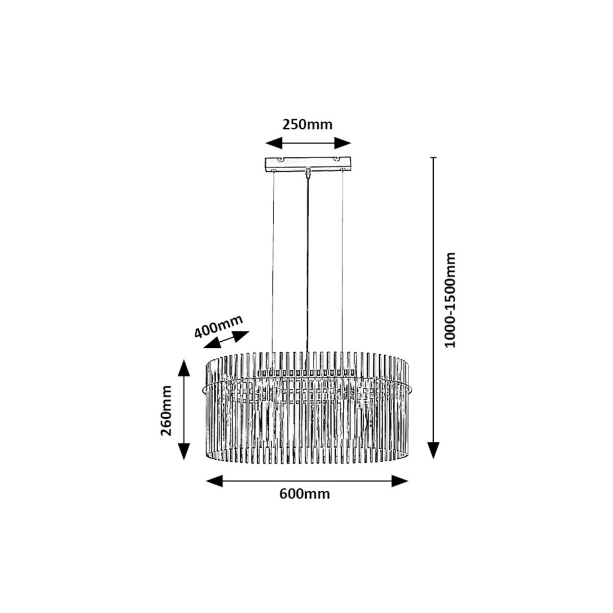 Rabalux Inesa 72262 - typ - Lampy wiszące