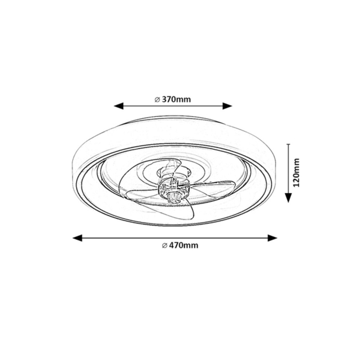 Rabalux Horacio 71009 - typ - Lampy sufitowe