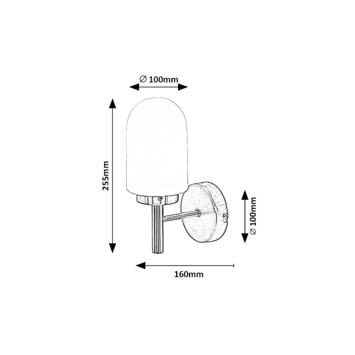 Rabalux Zenkai 71060 - typ - Lampa ścienna