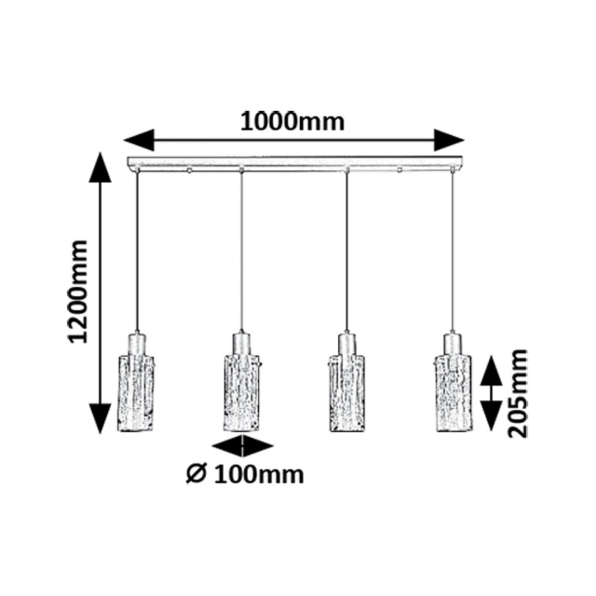 Rabalux Fumea 72039 - typ - Lampy wiszące