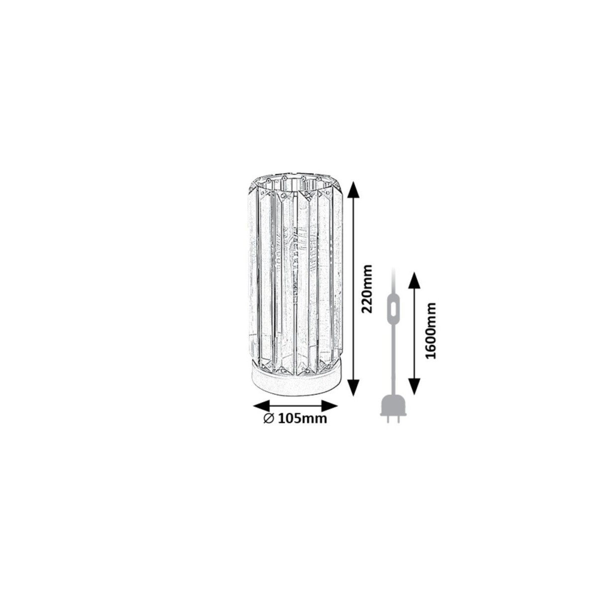 Rabalux Veness 74206 - typ - Lampy stołowe