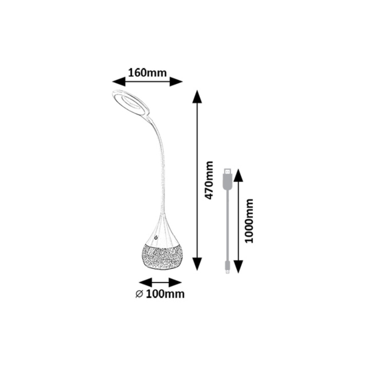 Rabalux Vivter 74248 - typ - Lampy stołowe