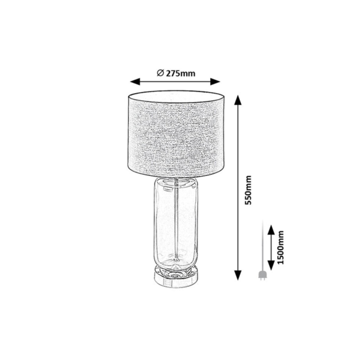 Rabalux Rien 74049 - typ - Lampy stołowe