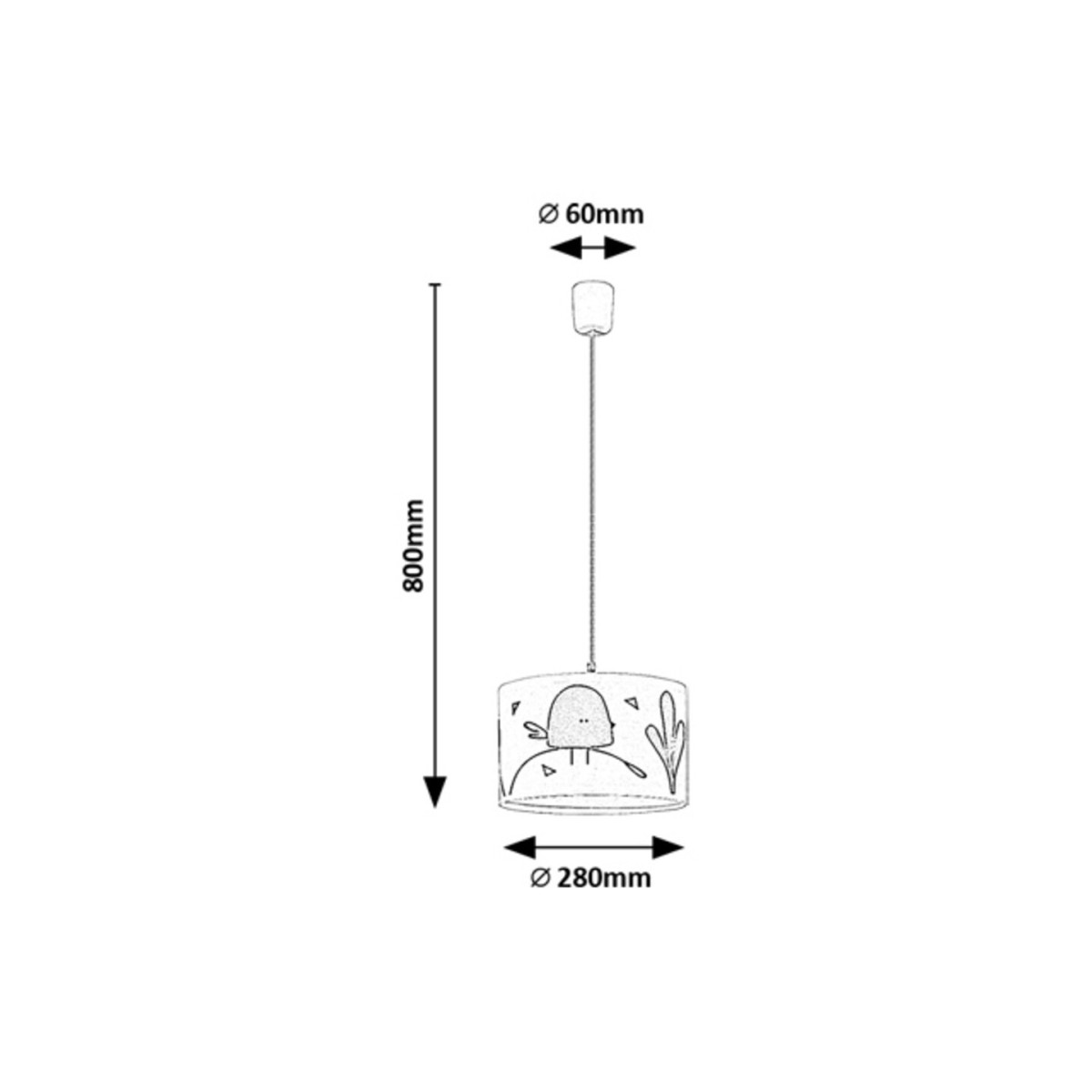 Rabalux Fowly 72069 - typ - Lampy dla dzieci