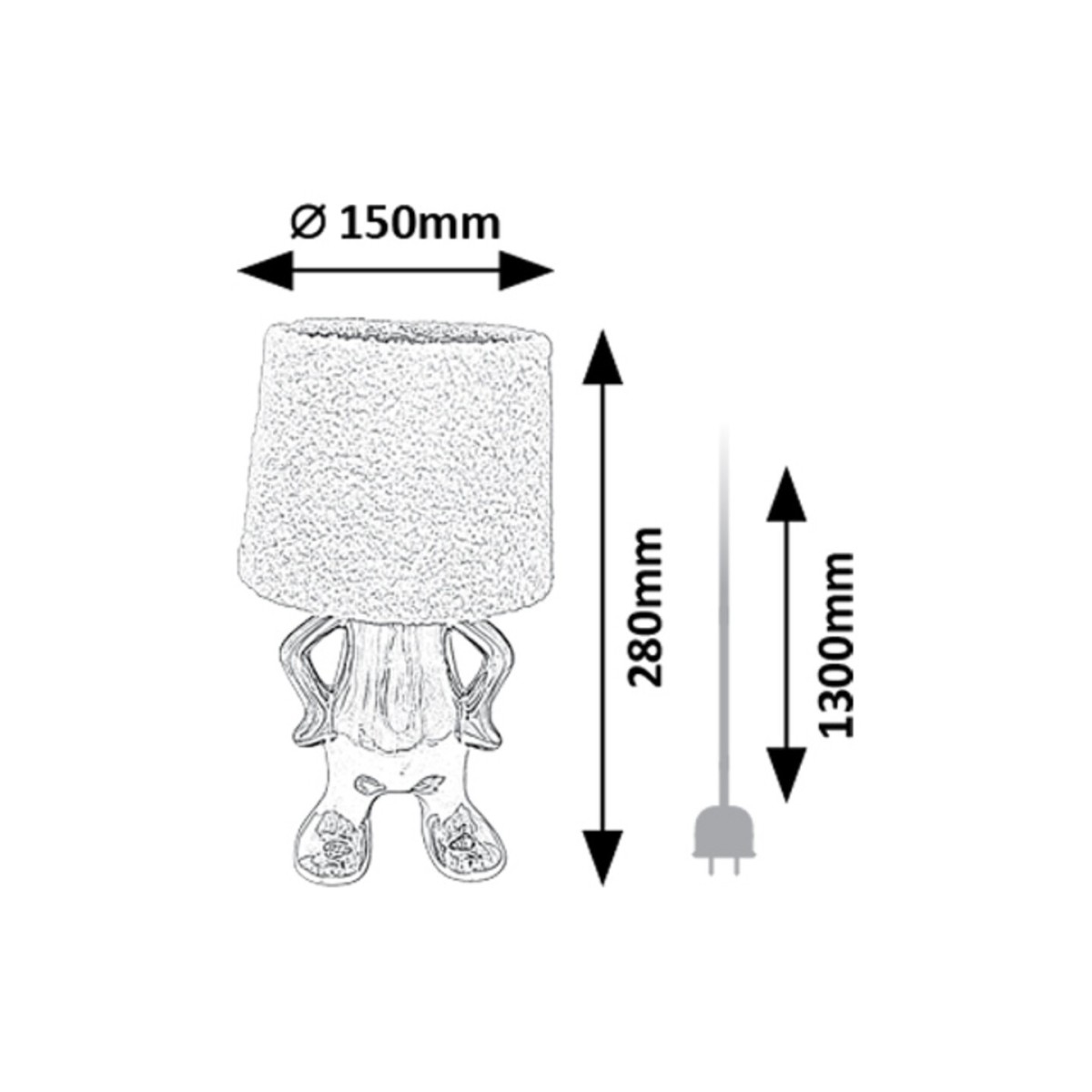 Rabalux Smurfy 74215 - typ - Lampy stołowe