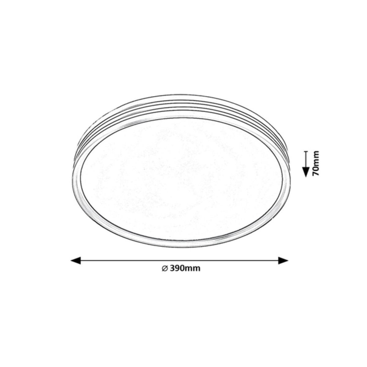 Rabalux Epora 71118 - typ - Lampy sufitowe