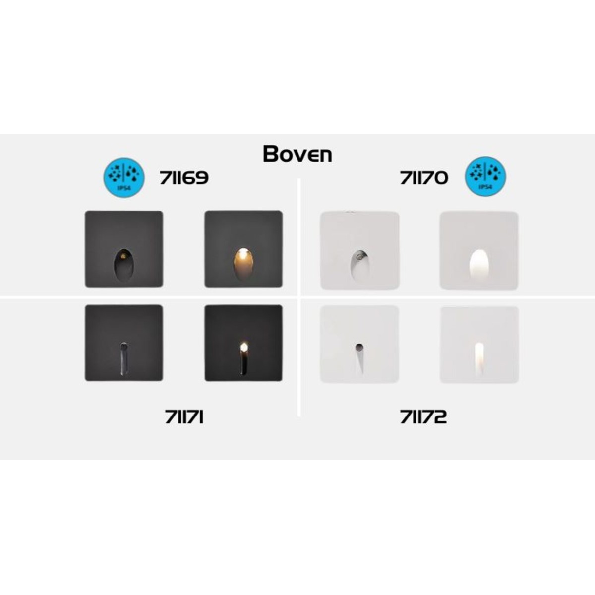 Rabalux Boven 71172 - typ - Natynkowe i podtynkowe oświetlenie