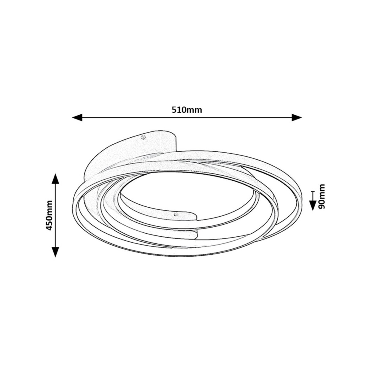 Rabalux Holize 71288 - typ - Lampy sufitowe