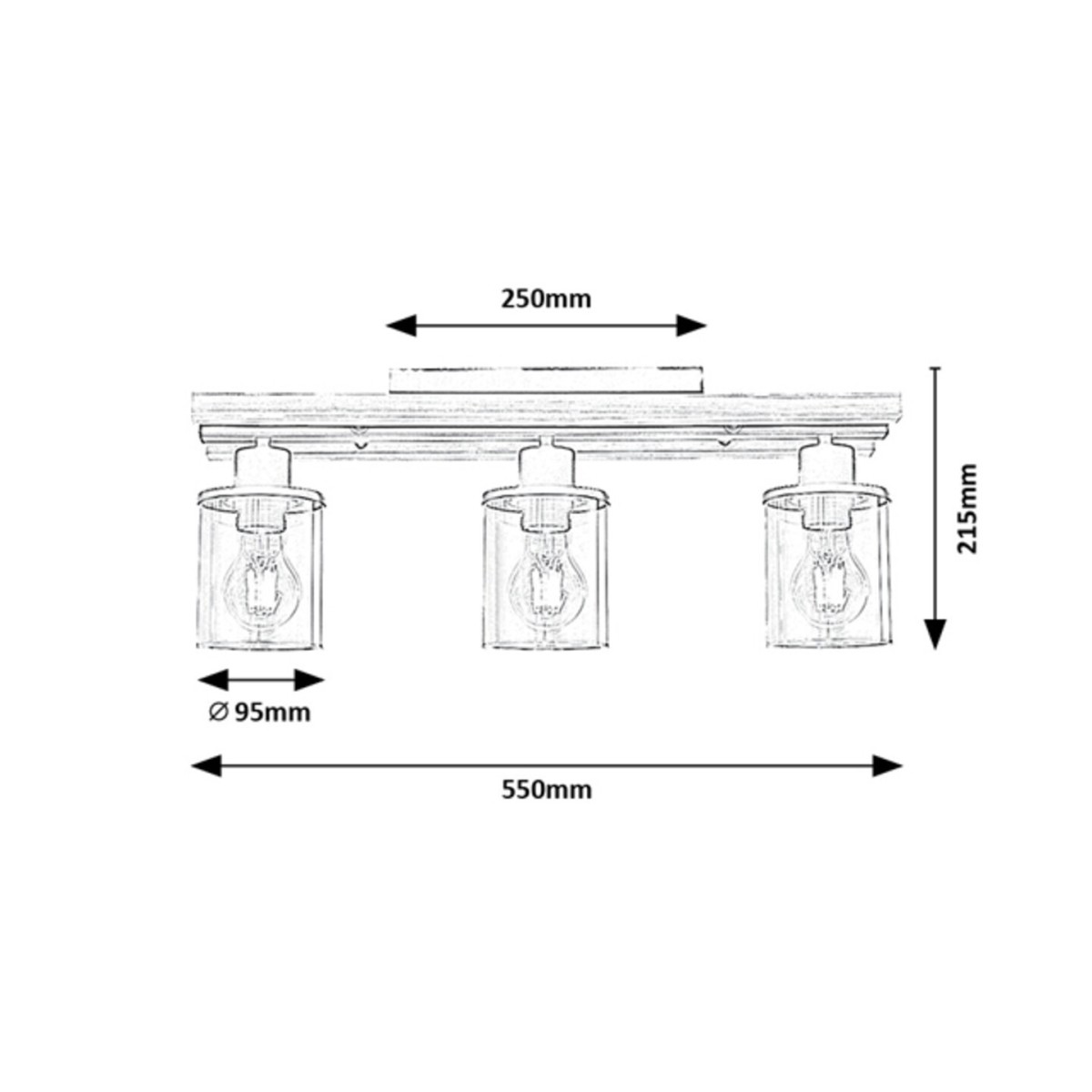 Rabalux Niylah 71083 - typ - Lampy sufitowe
