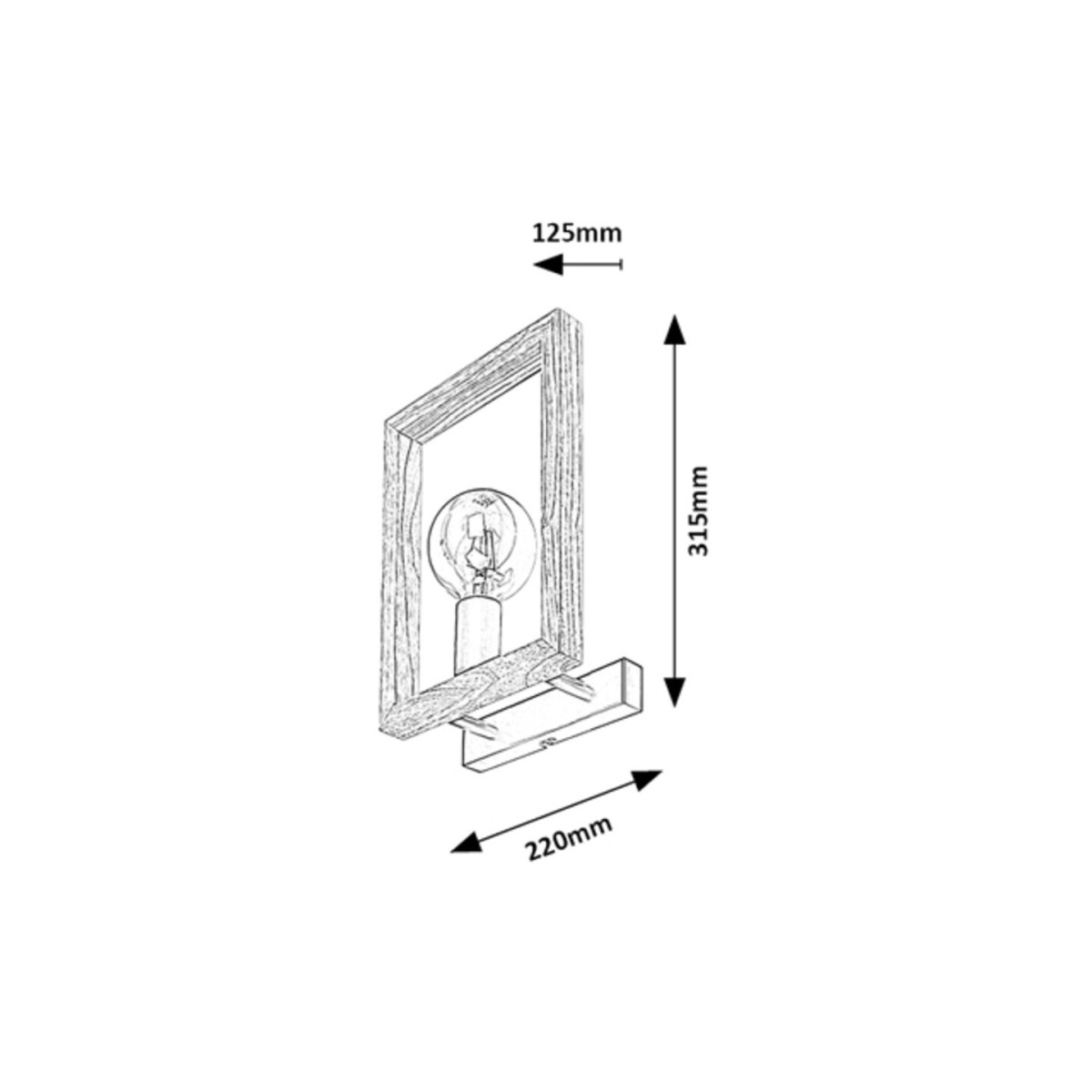 Rabalux Indigo 2289 - typ - Lampa ścienna