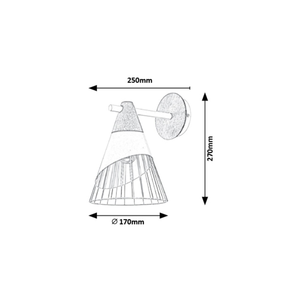 Rabalux Isaac 5665 - typ - Lampa ścienna