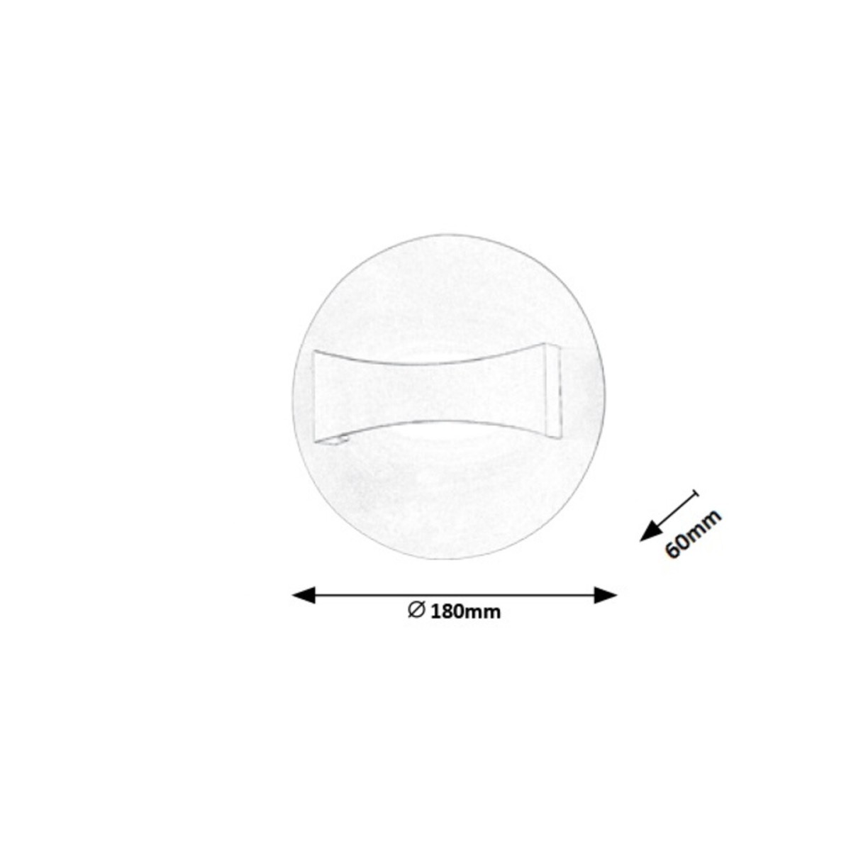 Rabalux Neville 1437 - typ - Lampa ścienna