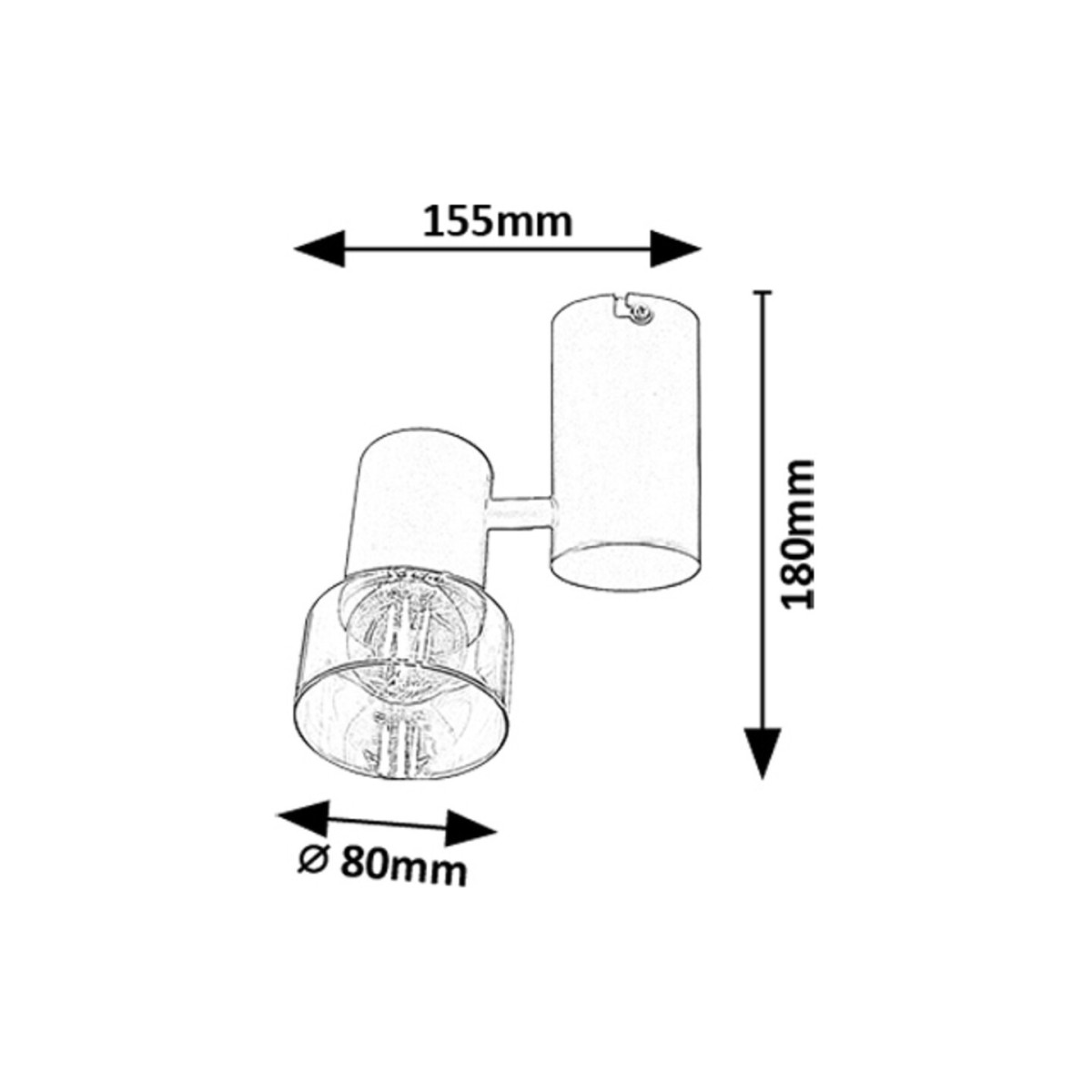 Rabalux Hatice 73052 - typ - Oświetlenie punktowe