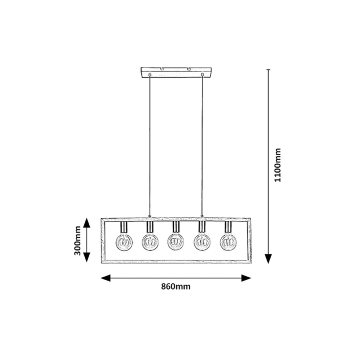 Rabalux Indigo 2294 - typ - Lampy wiszące