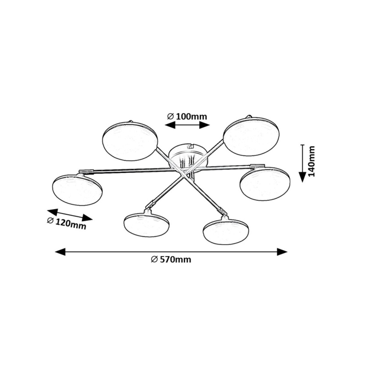 Rabalux Madi 71063 - typ - Lampy sufitowe