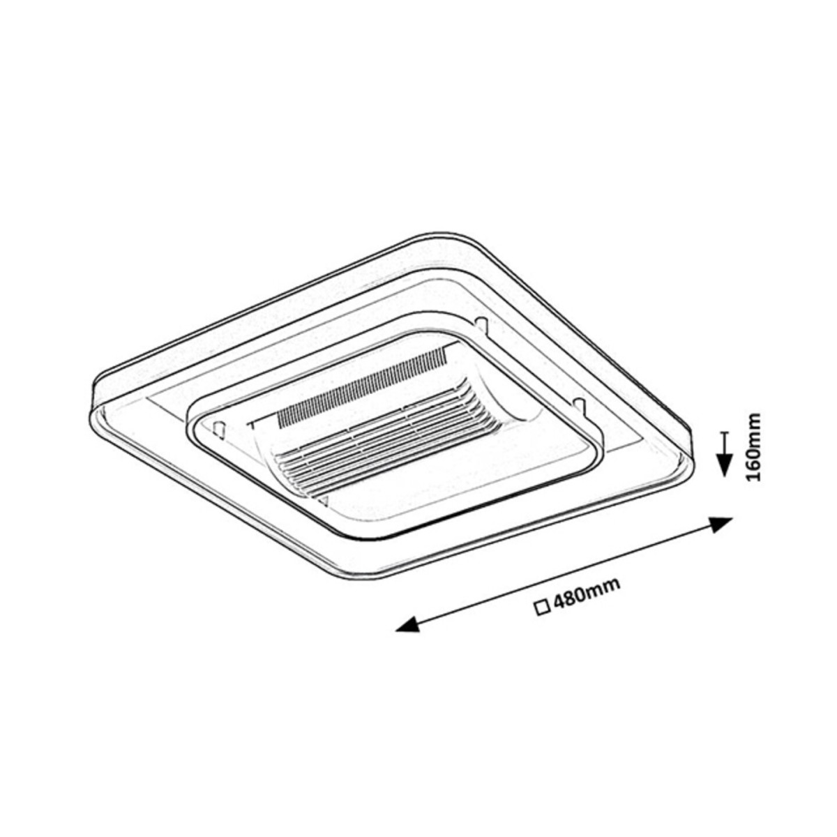 Rabalux Aireon 71341 - typ - Lampy sufitowe