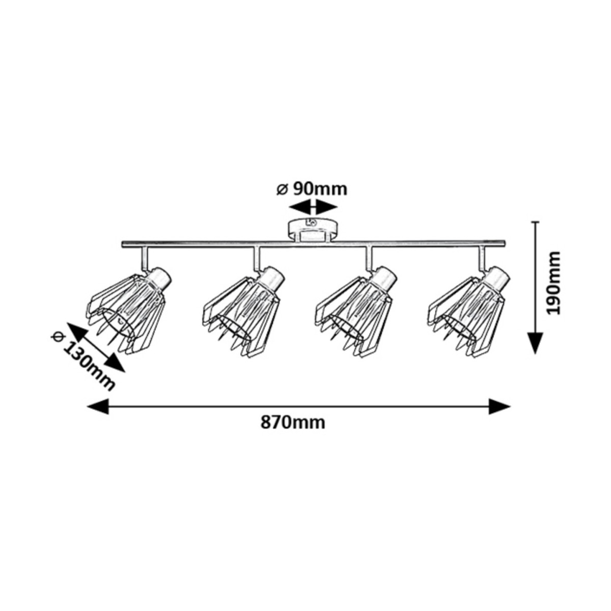 Rabalux Emerencia 73070 - typ - Oświetlenie punktowe