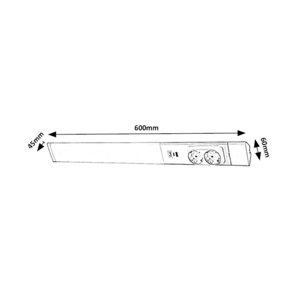 Rabalux Bilal 78032 - typ - Oświetlenie podszafkowe