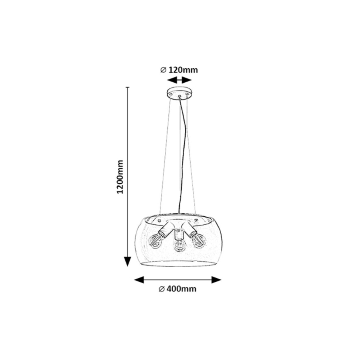 Rabalux Ursula 3190 - typ - Lampy wiszące