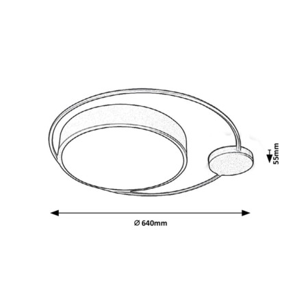 Rabalux Saphira 3530 - typ - Lampy sufitowe