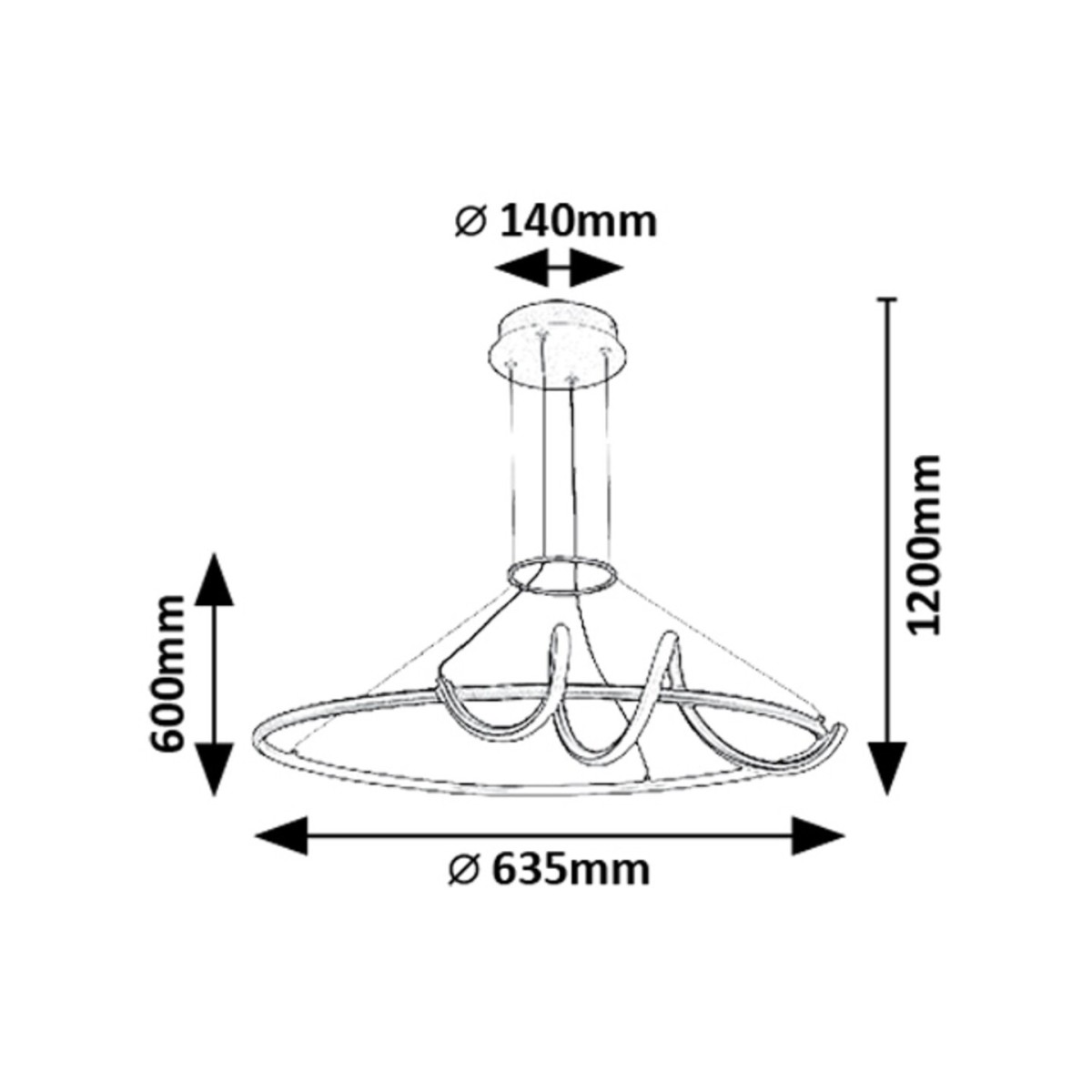 Rabalux Menazi 72022 - typ - Lampy wiszące