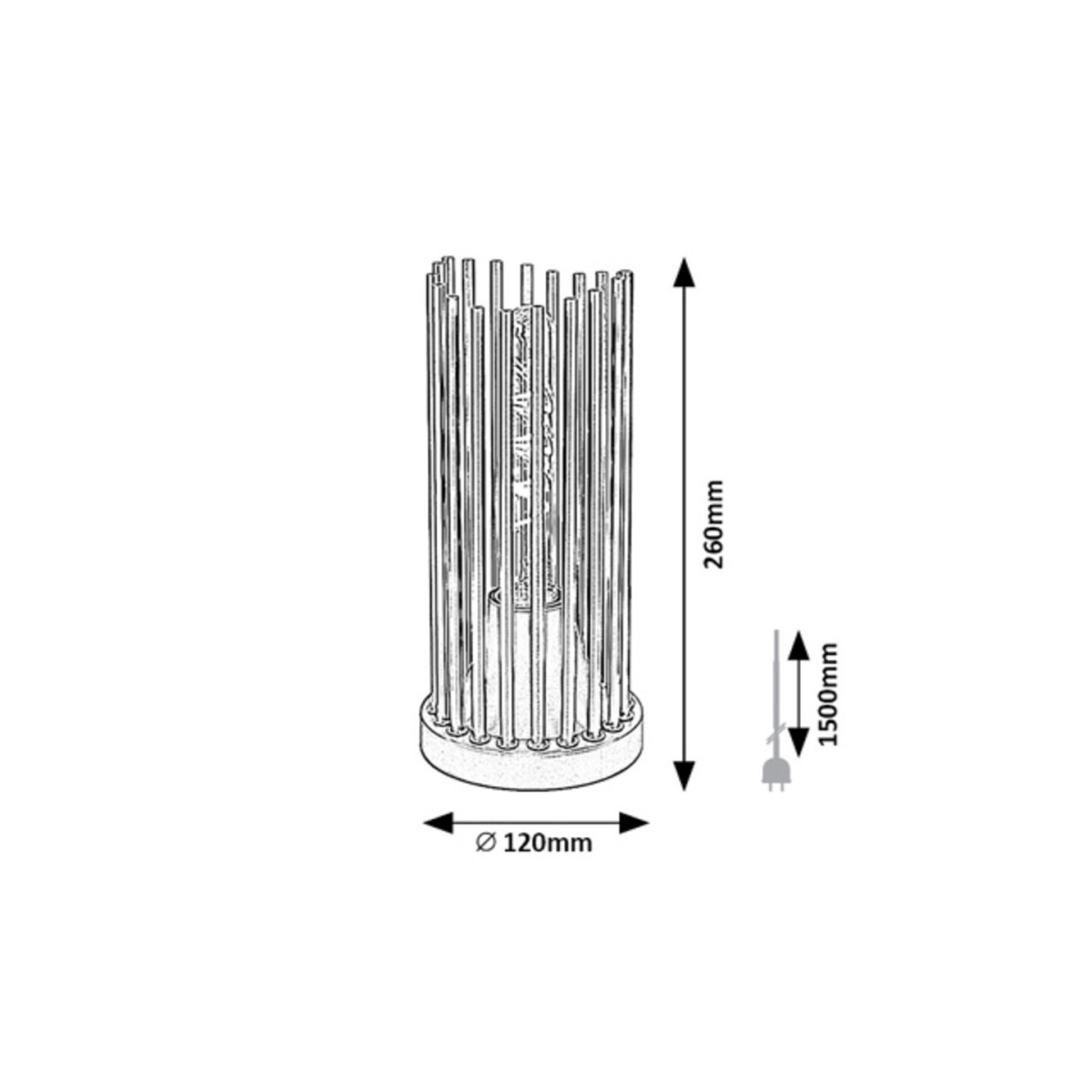 Rabalux Roxas 74021 - typ - Lampy stołowe