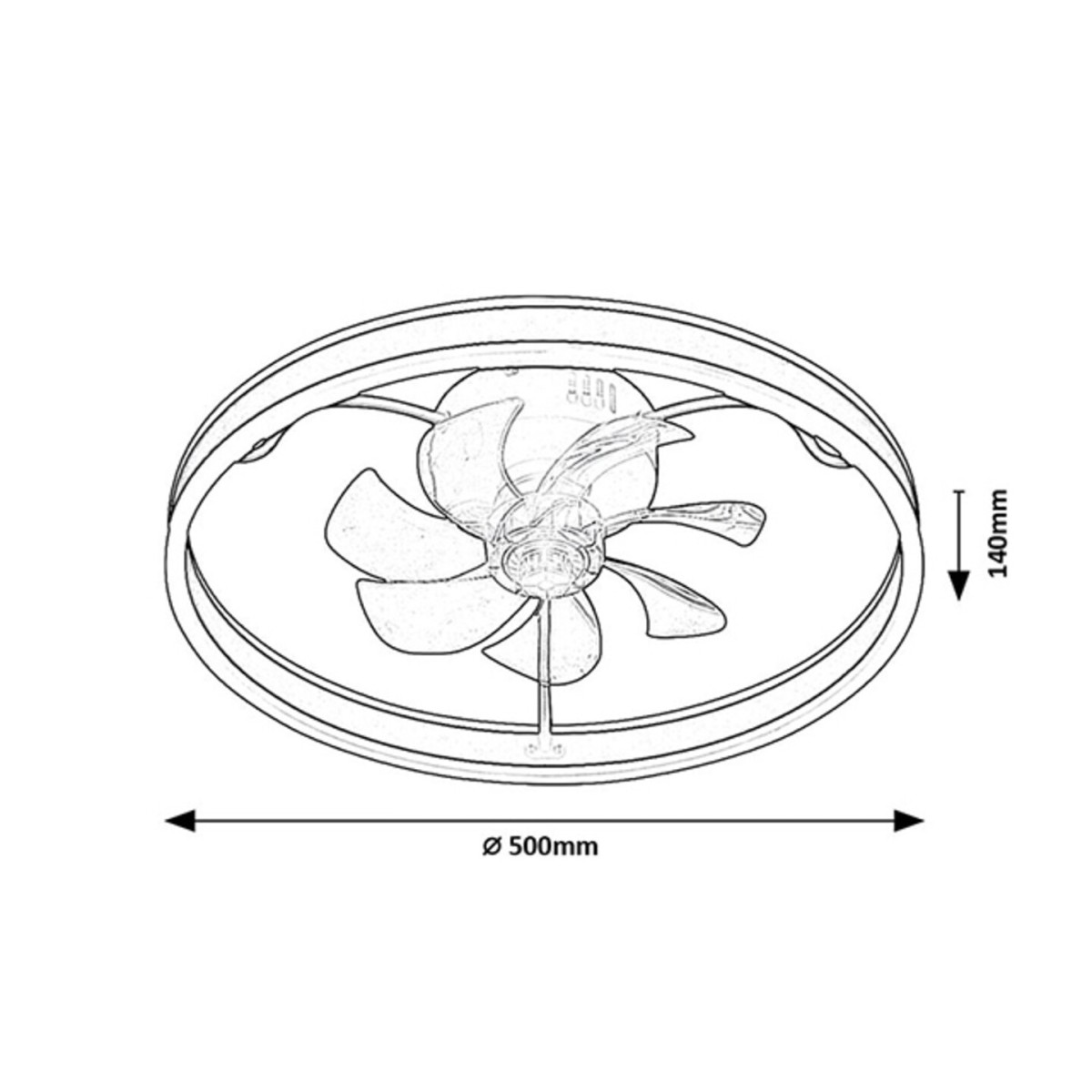 Rabalux Fanfy 71337 - typ - Lampy sufitowe