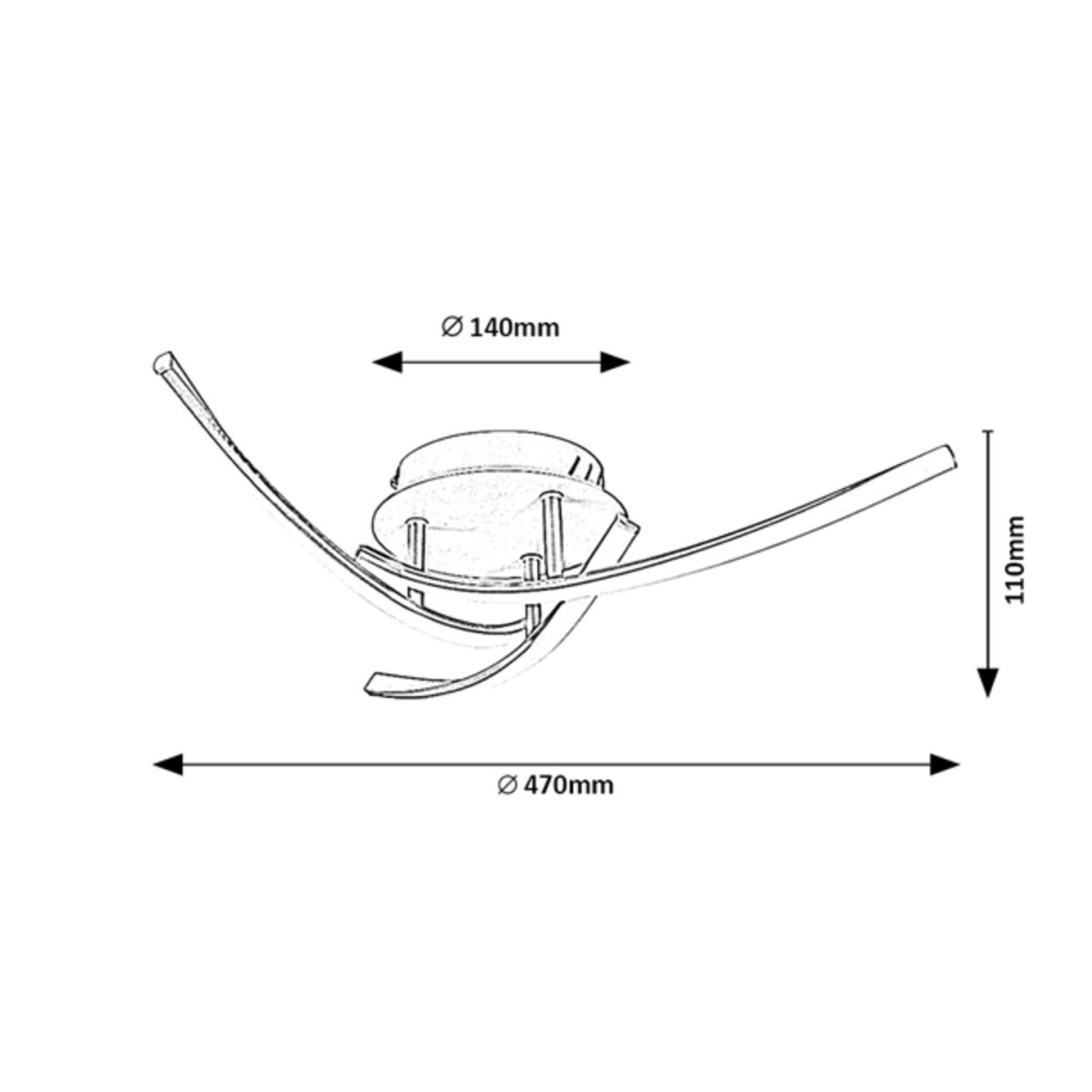 Rabalux Tatjana 3144 - typ - Lampy sufitowe